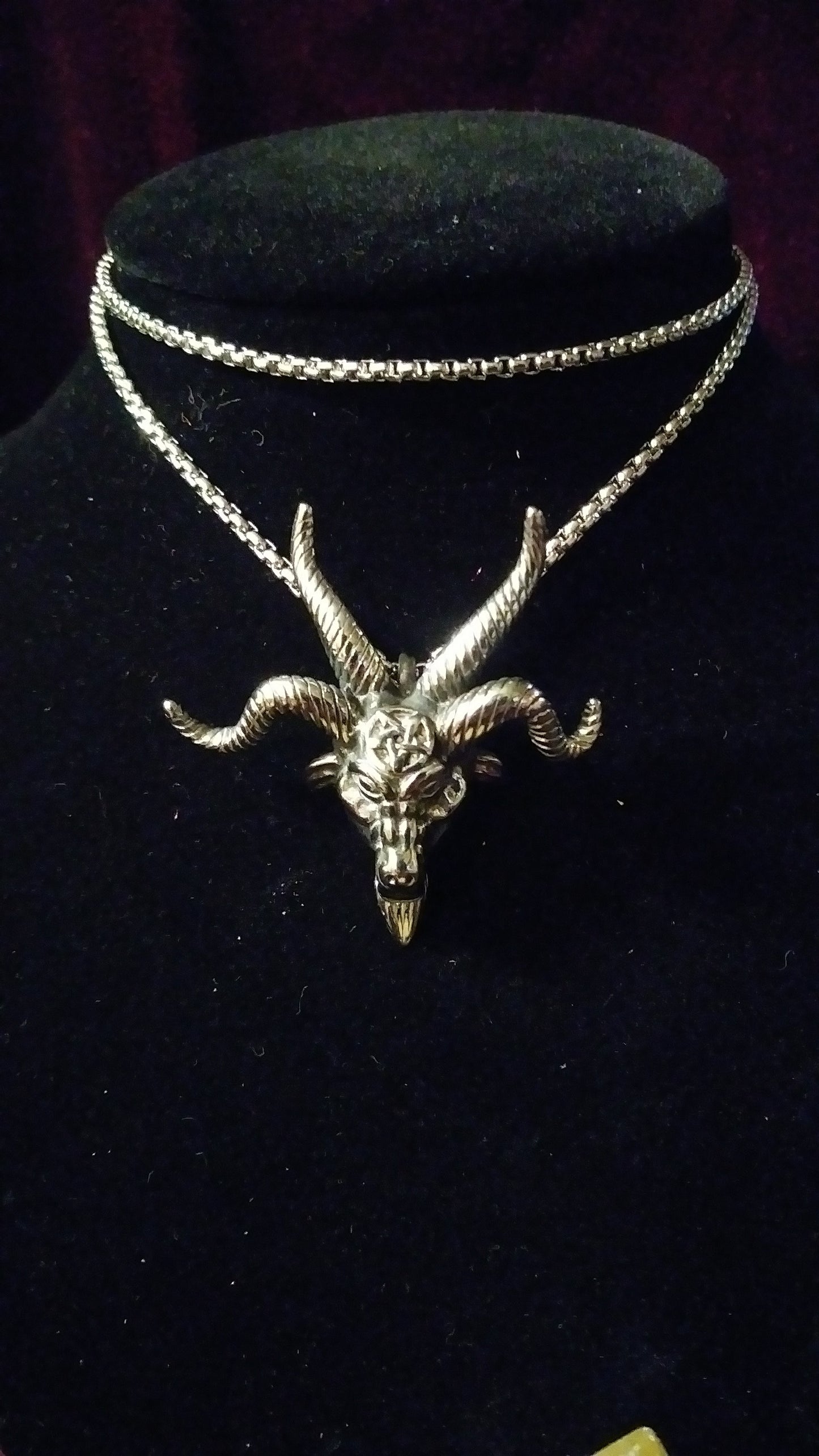 Horned Satanic Goat Pendant