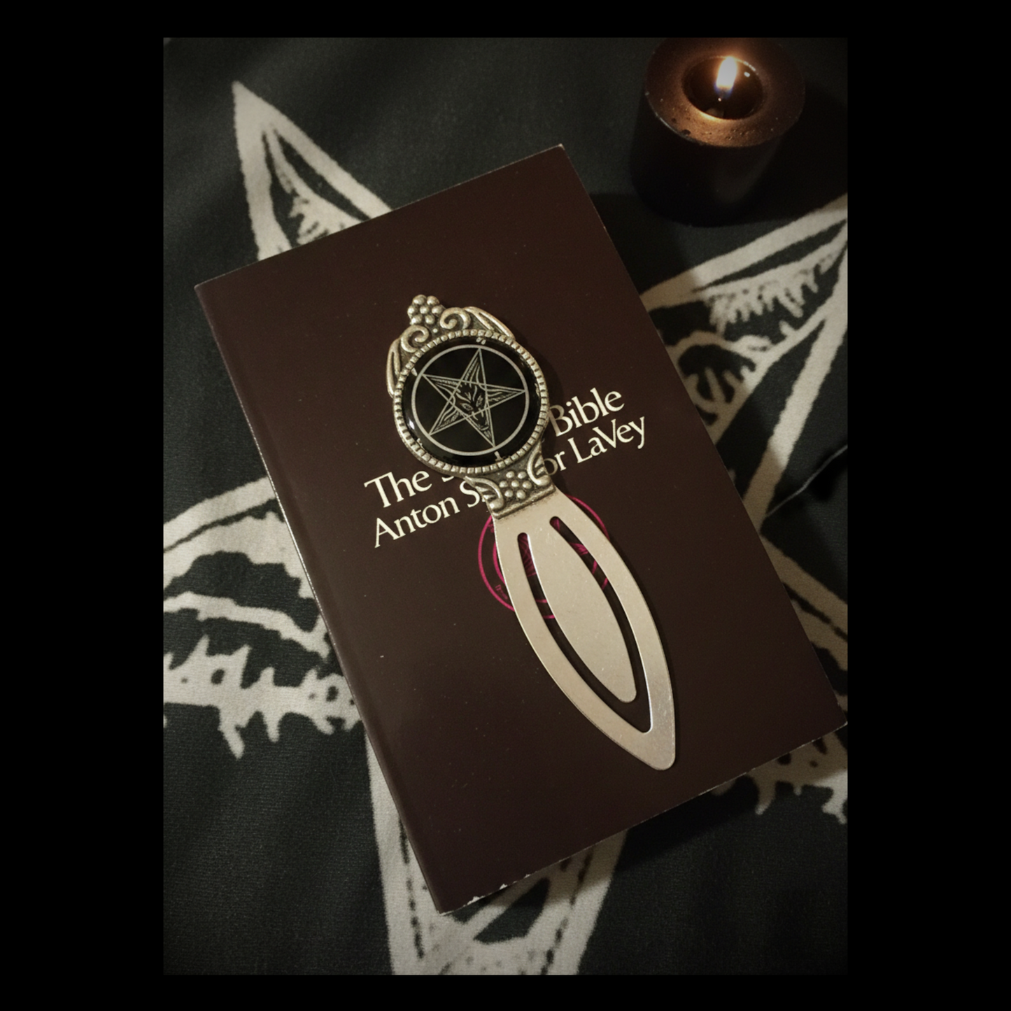 Baphomet Metal Bookmark
