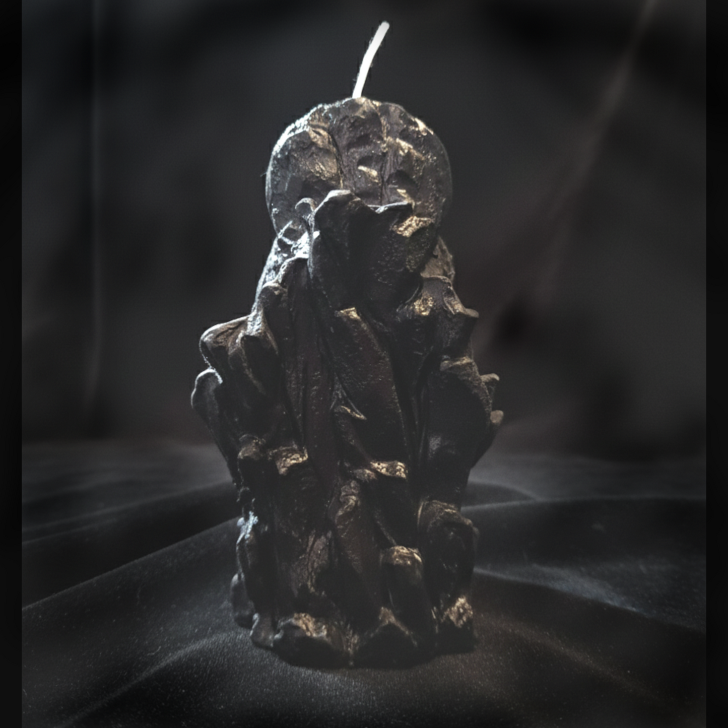 Baphomet Crystal Throne Candle
