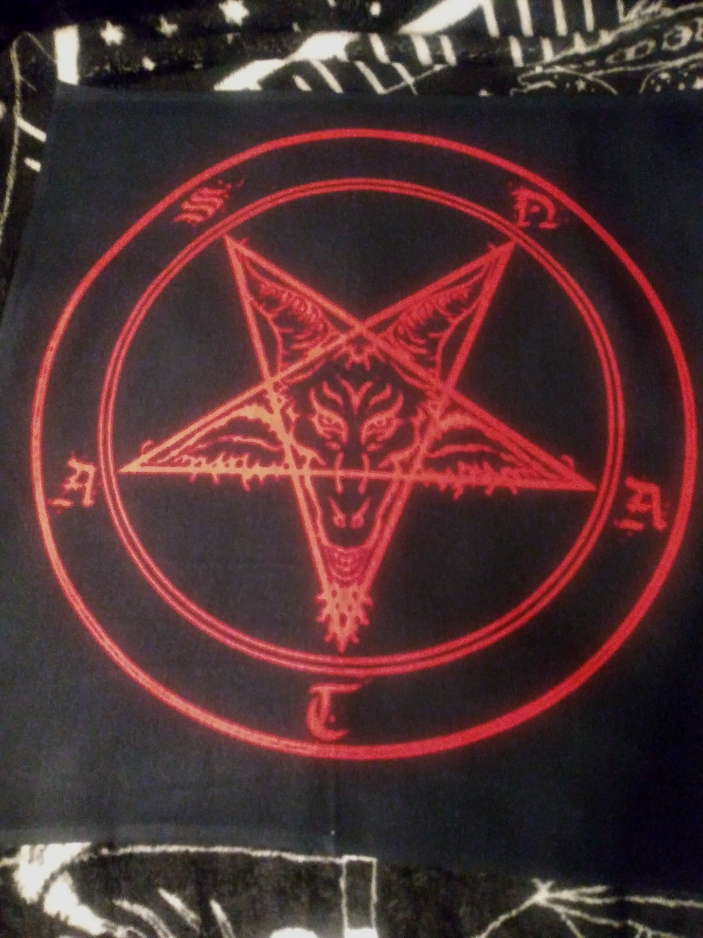 Red Satan Altar Cloth