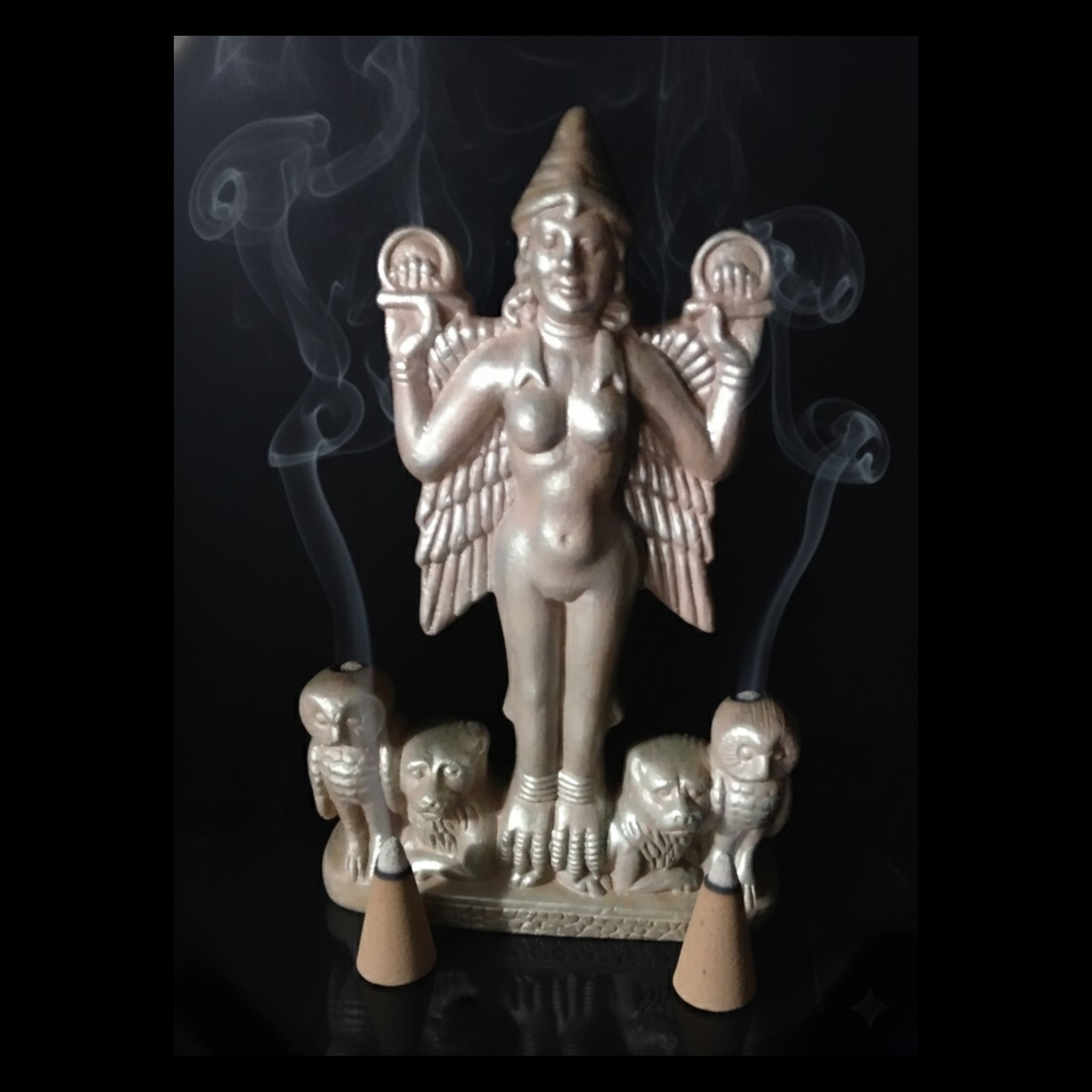 Lilith Burnished Statue