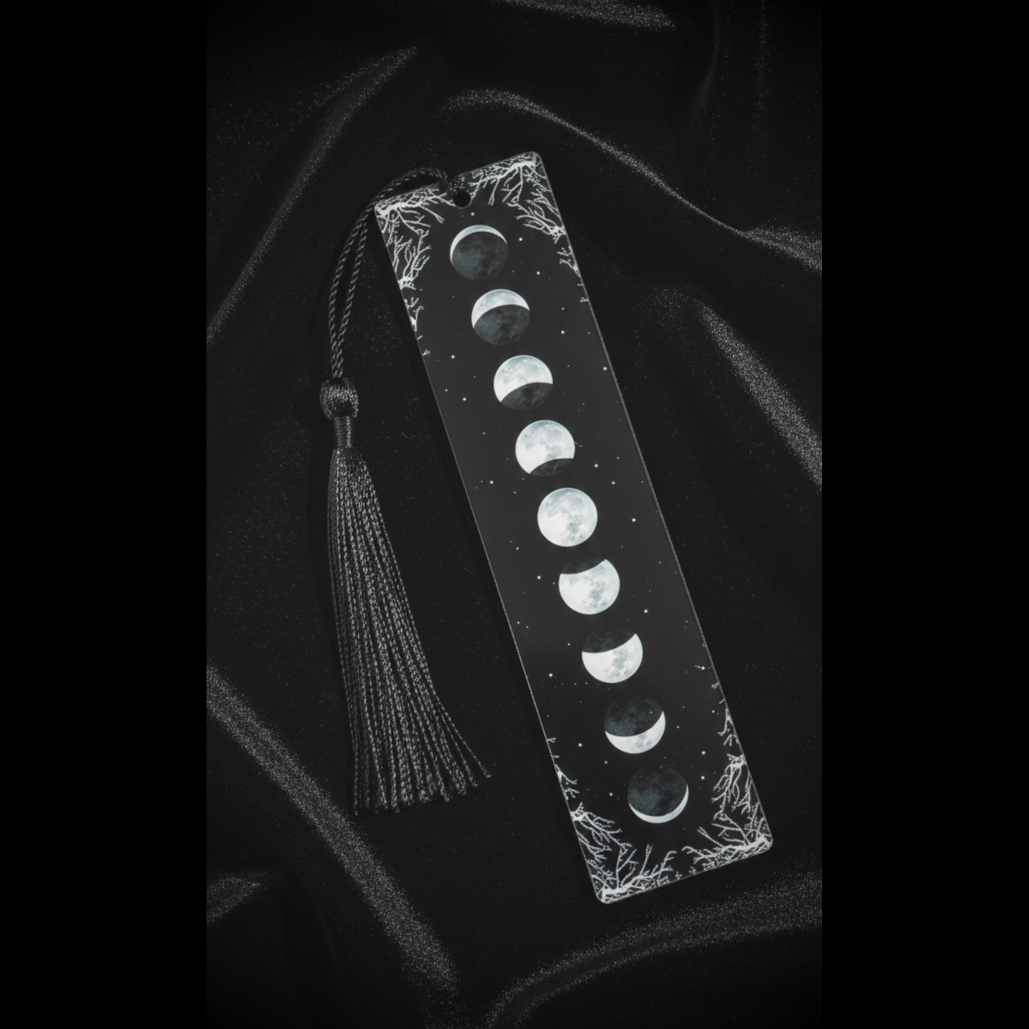 Moon Phase Acrylic Bookmark
