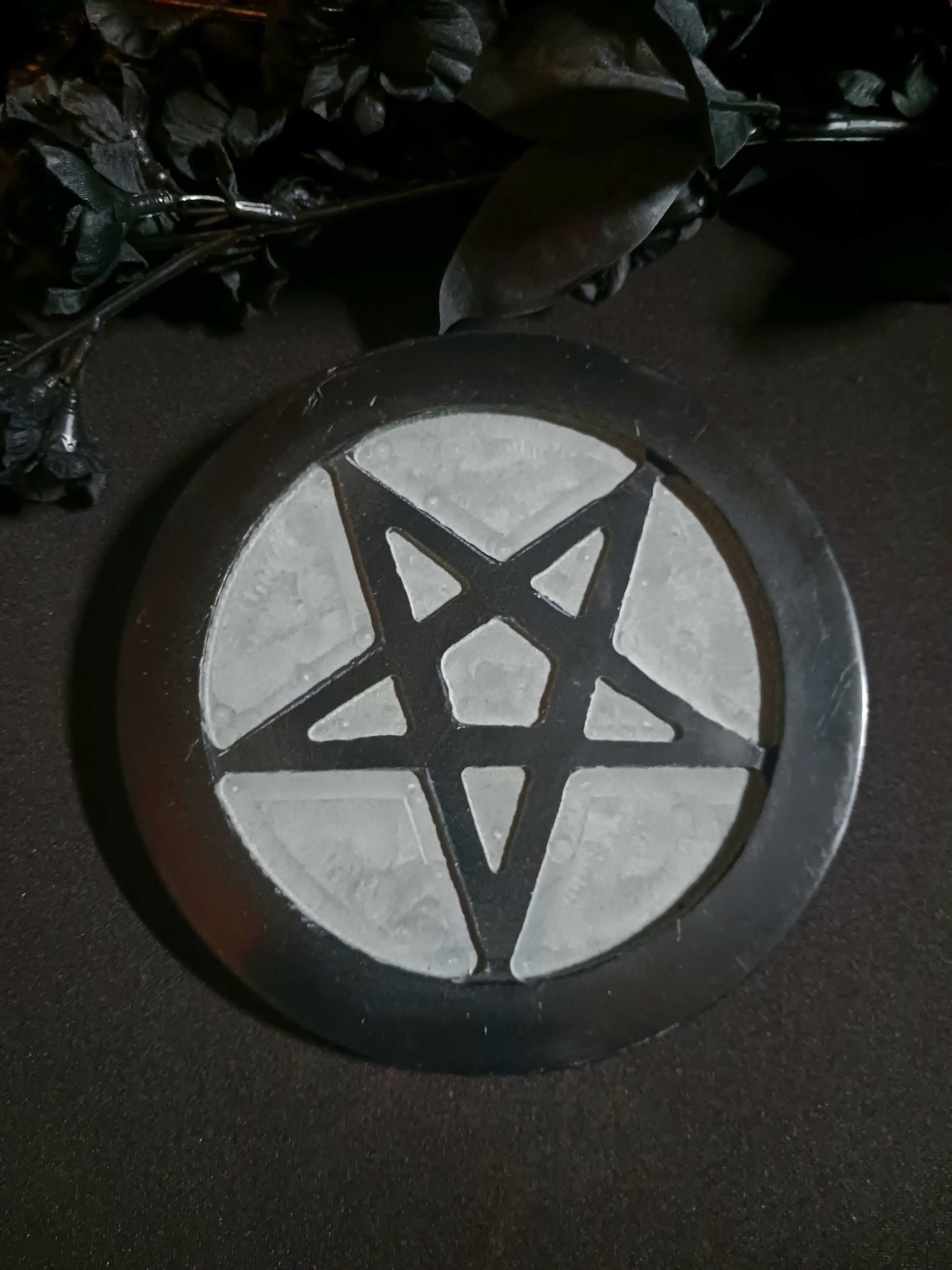 Pentagram Stone Altar Tile