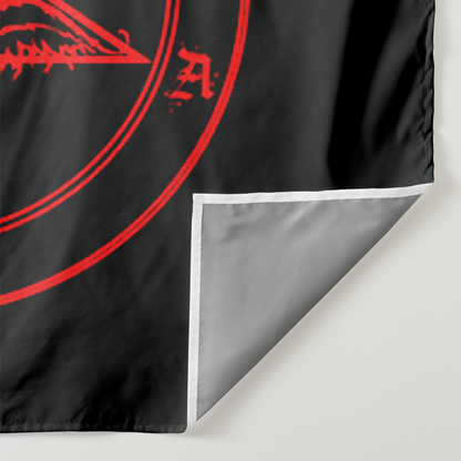 Red and Black Satan Tapestry