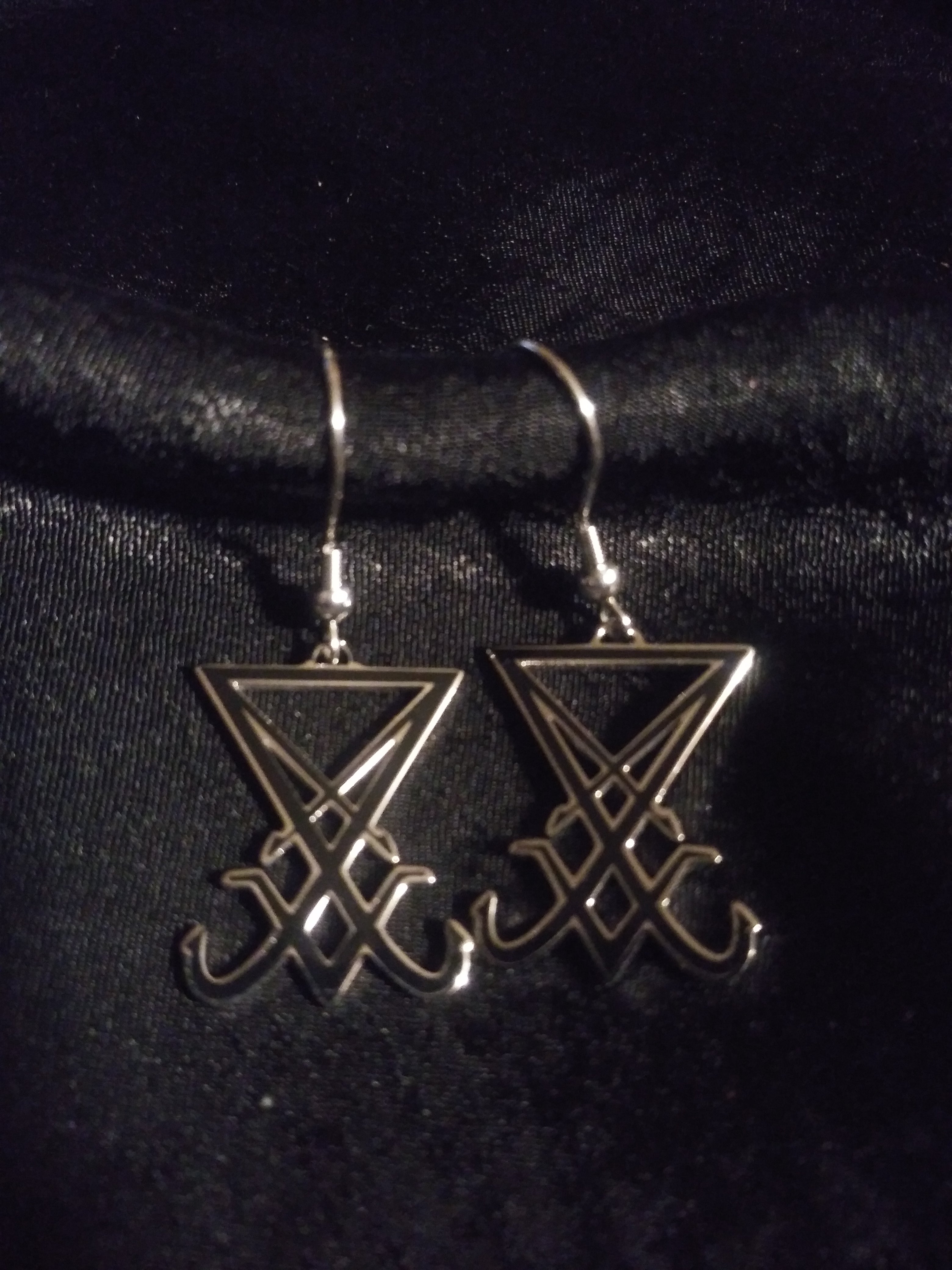 Sigil of Lucifer Earrings