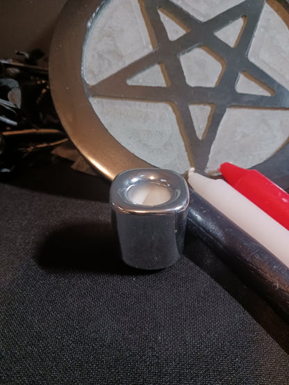 Silver Chime Candle Holder