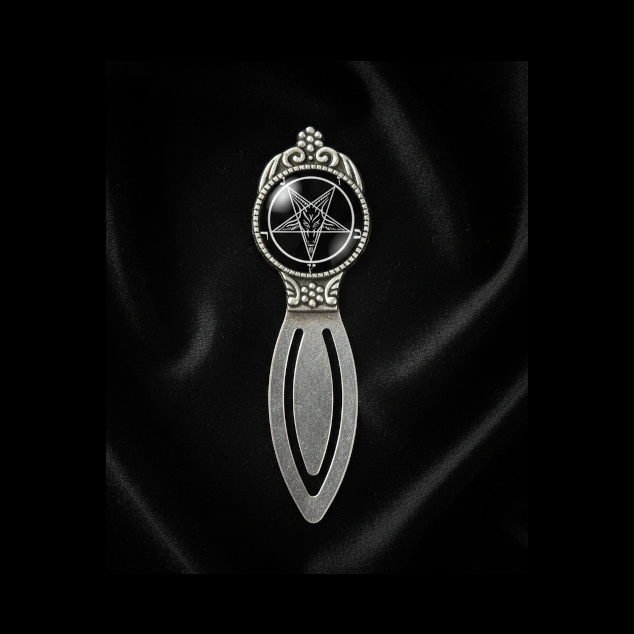 Baphomet Metal Bookmark
