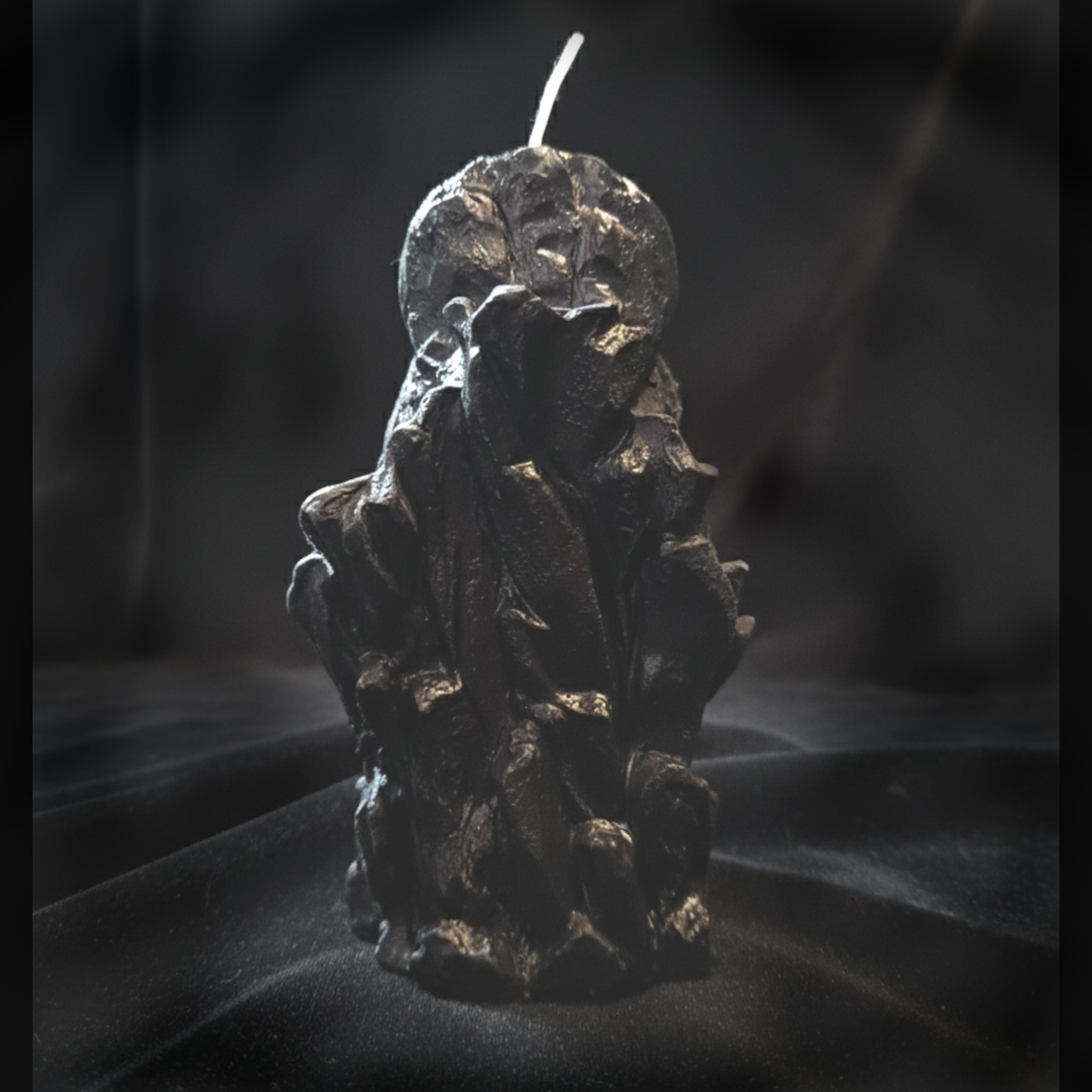Baphomet Crystal Throne Candle