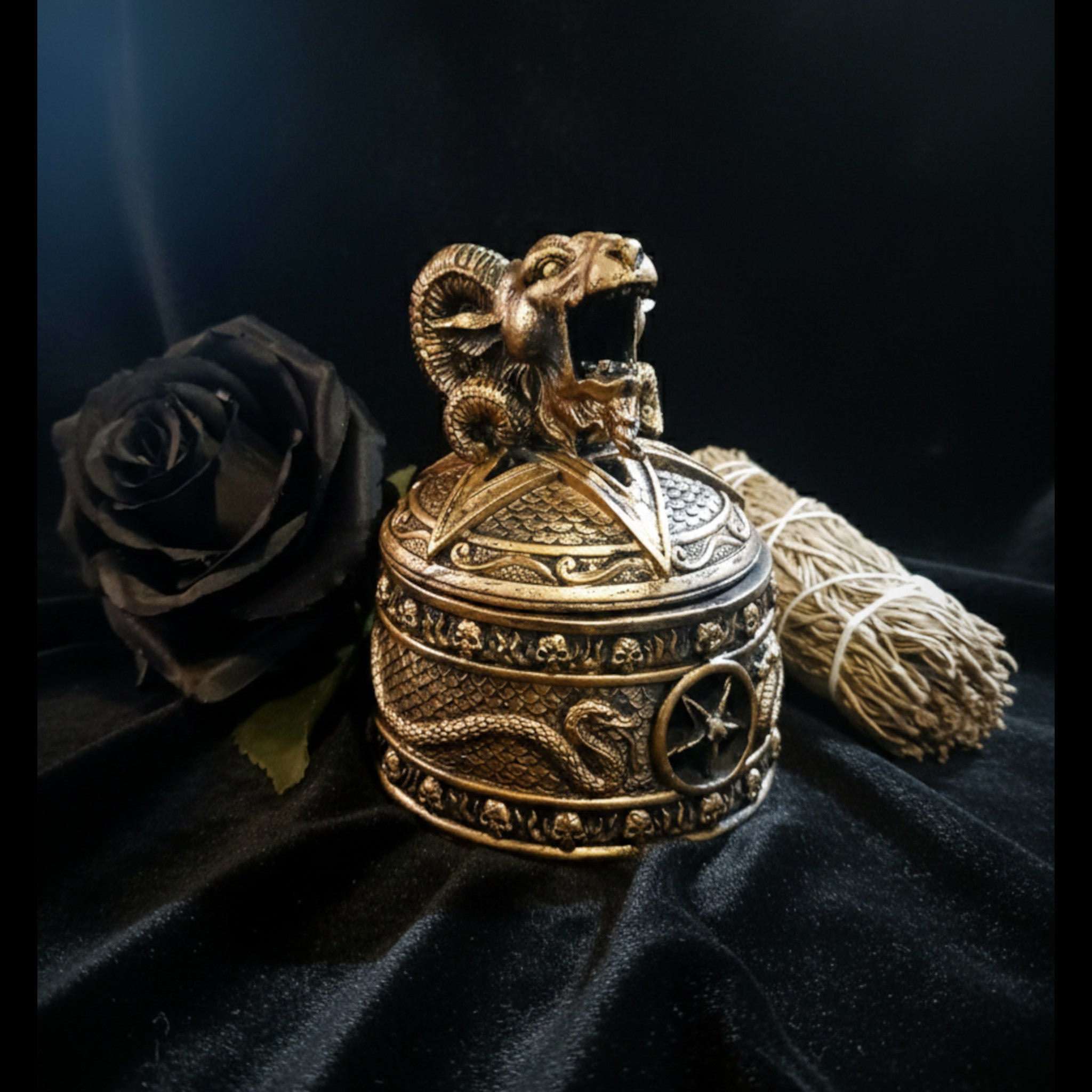 Baphomet Incense Burner & Box