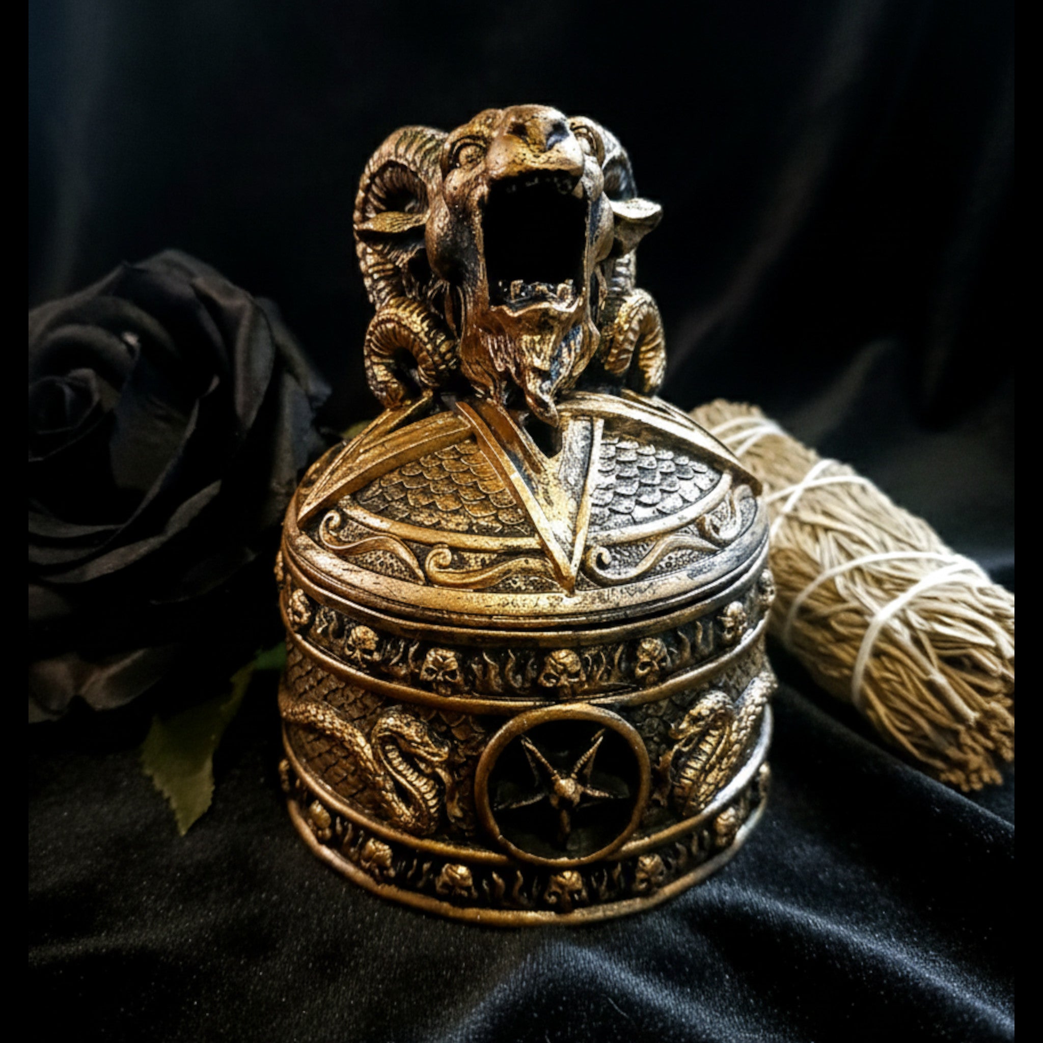 Baphomet Incense Burner & Box