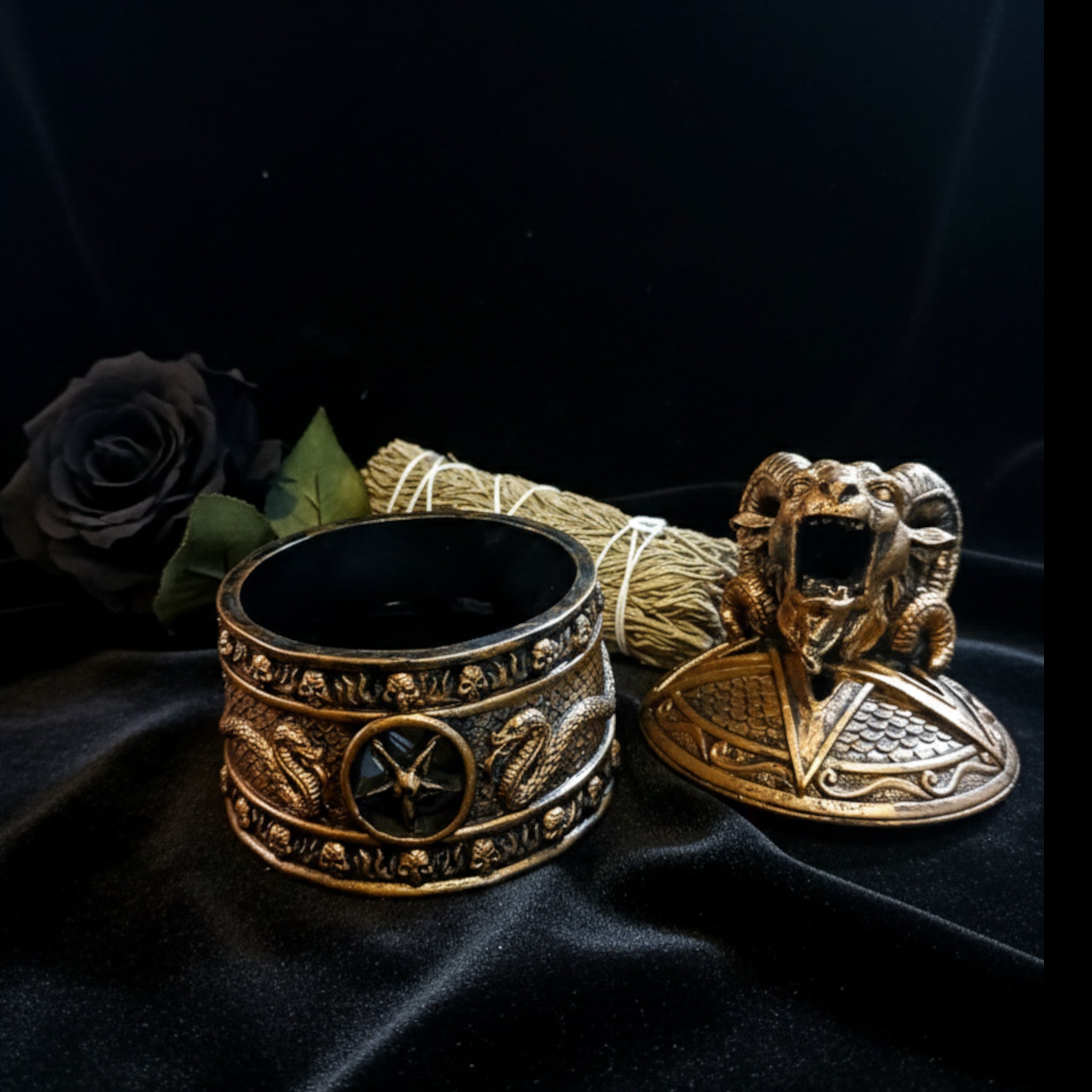 Baphomet Incense Burner & Box