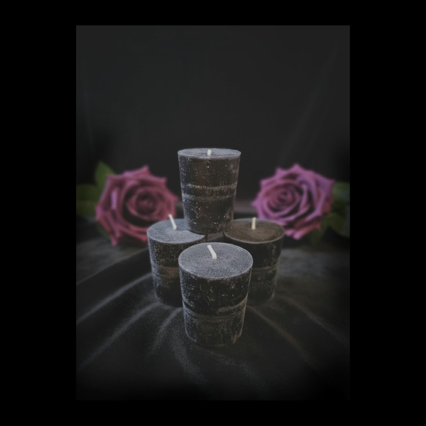 Black Votive Candles