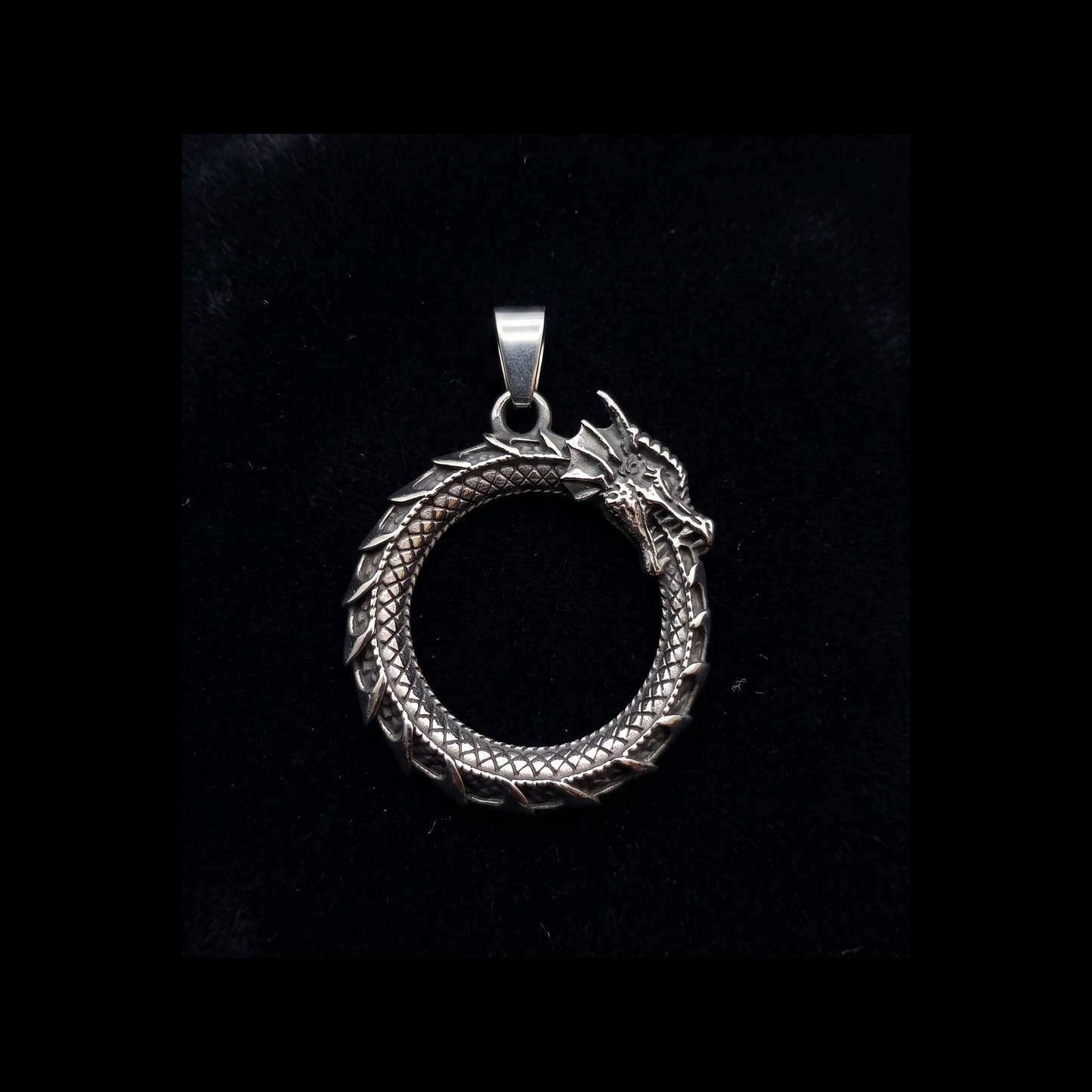 Ouroboros Dragon Pendant