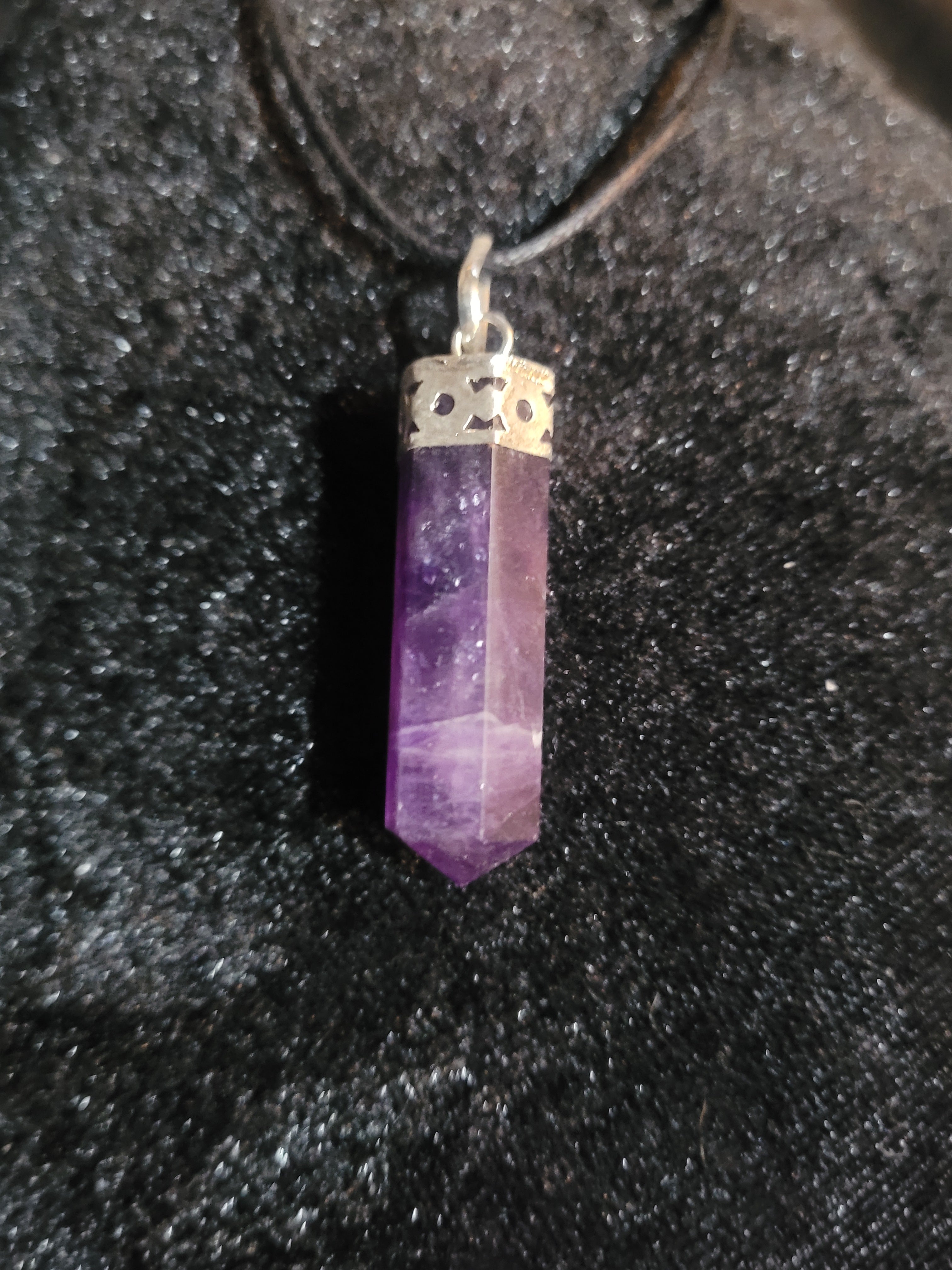 Amethyst Faceted Pendant