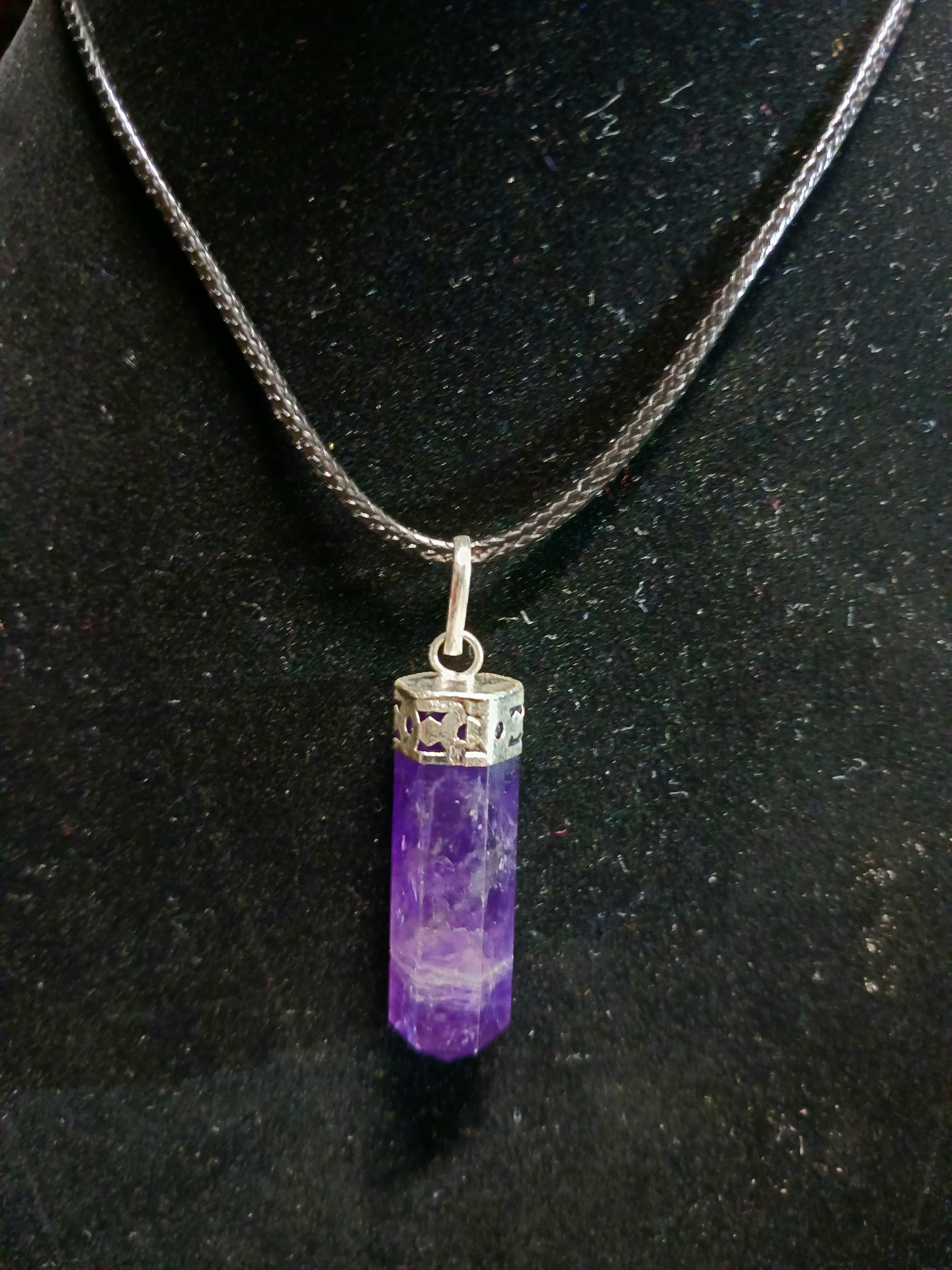 Amethyst Faceted Pendant