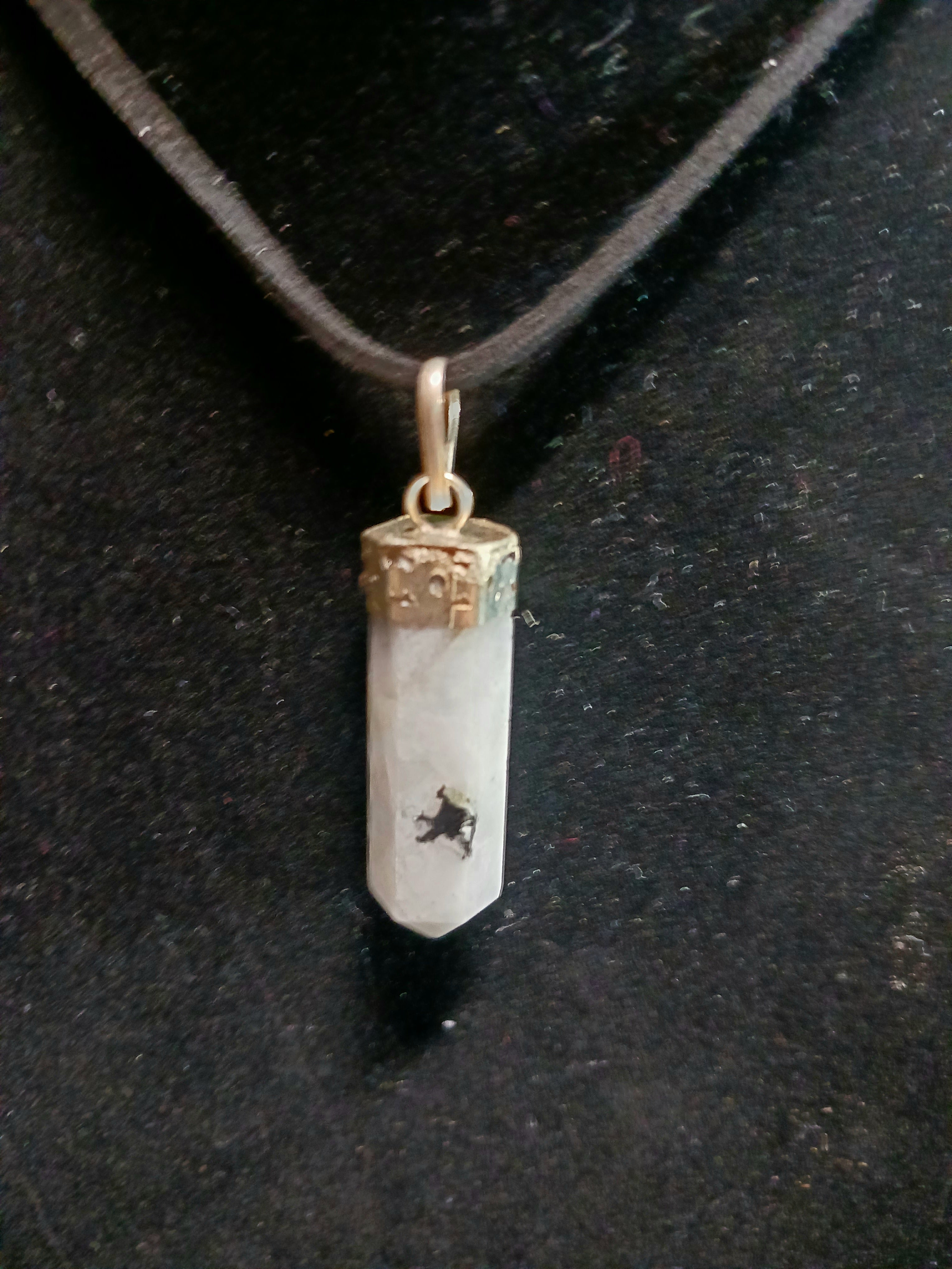 Moonstone Faceted Pendant