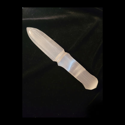 Selenite Crystal Dagger