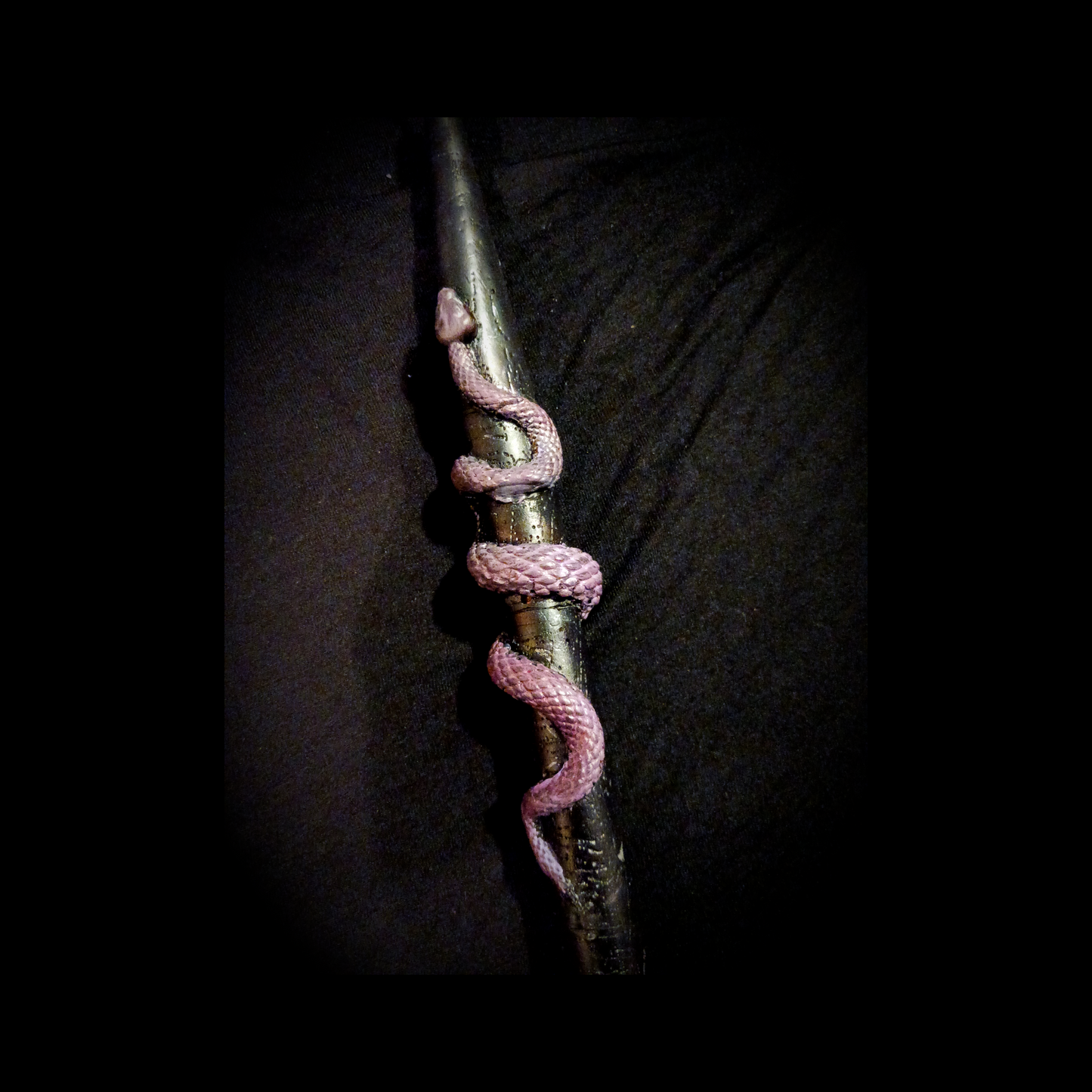 Midnight Serpent Taper Candle