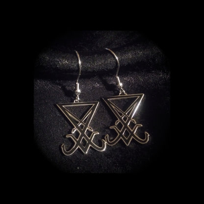 Sigil of Lucifer Earrings