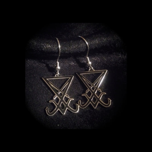 Sigil of Lucifer Earrings