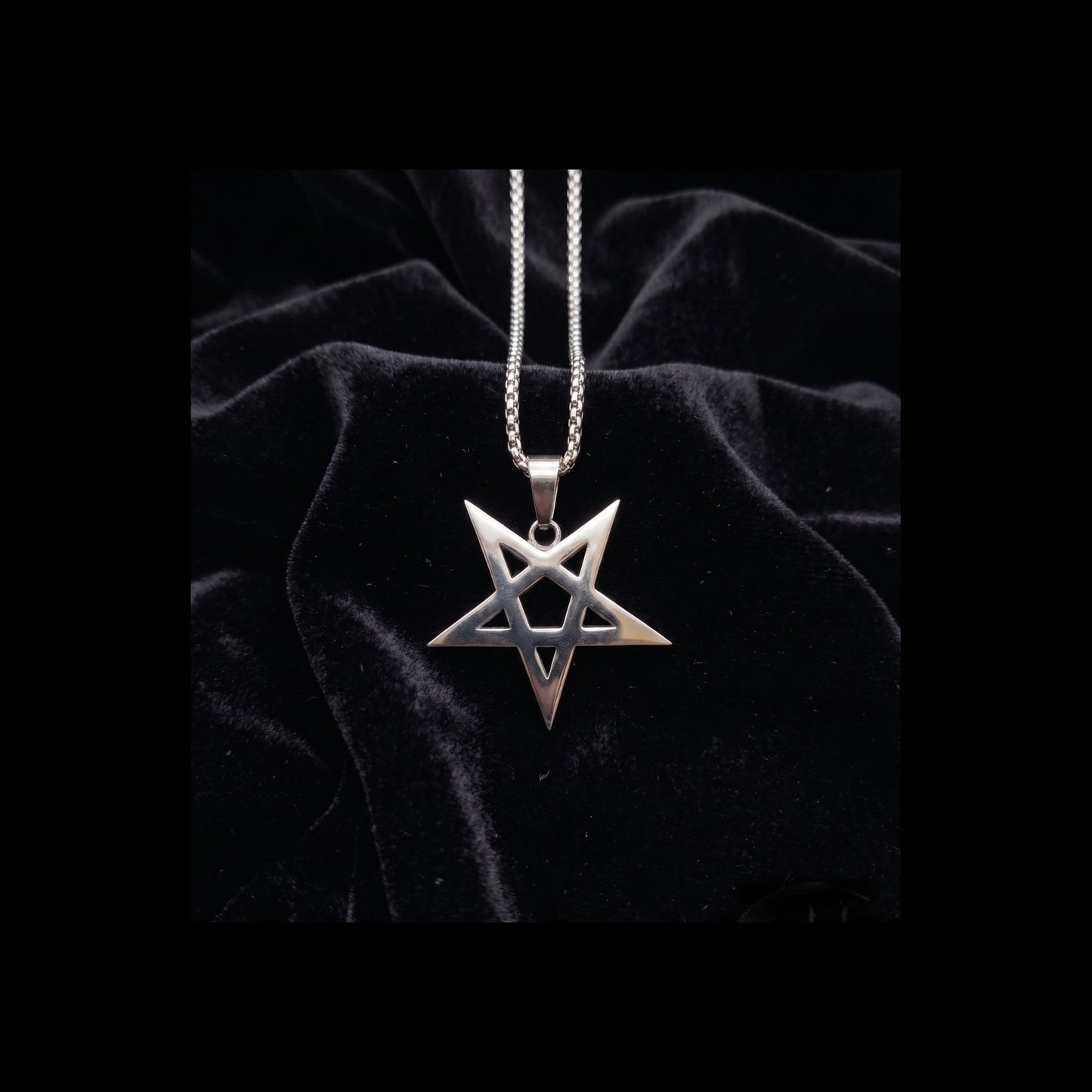 Steel Pentagram Pendant