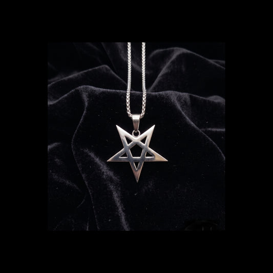 Steel Pentagram Pendant